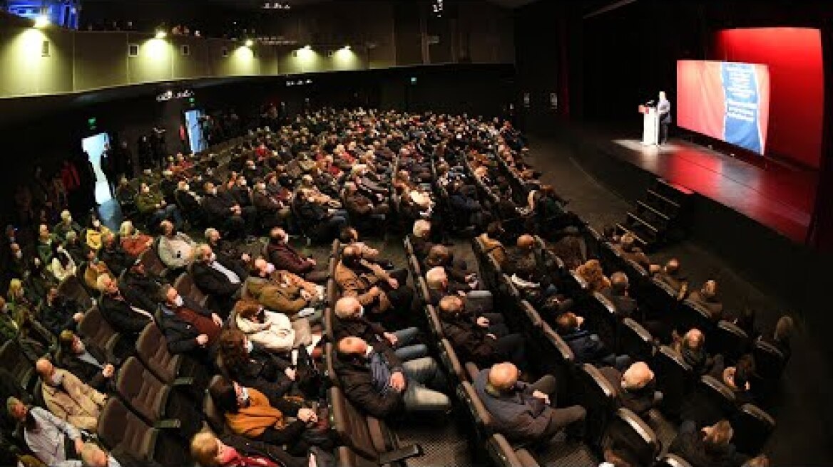 Ομιλία του ΓΓ της ΚΕ του ΚΚΕ Δημήτρη Κουτσούμπα σε πολιτική συγκέντρωση στην Κοζάνη