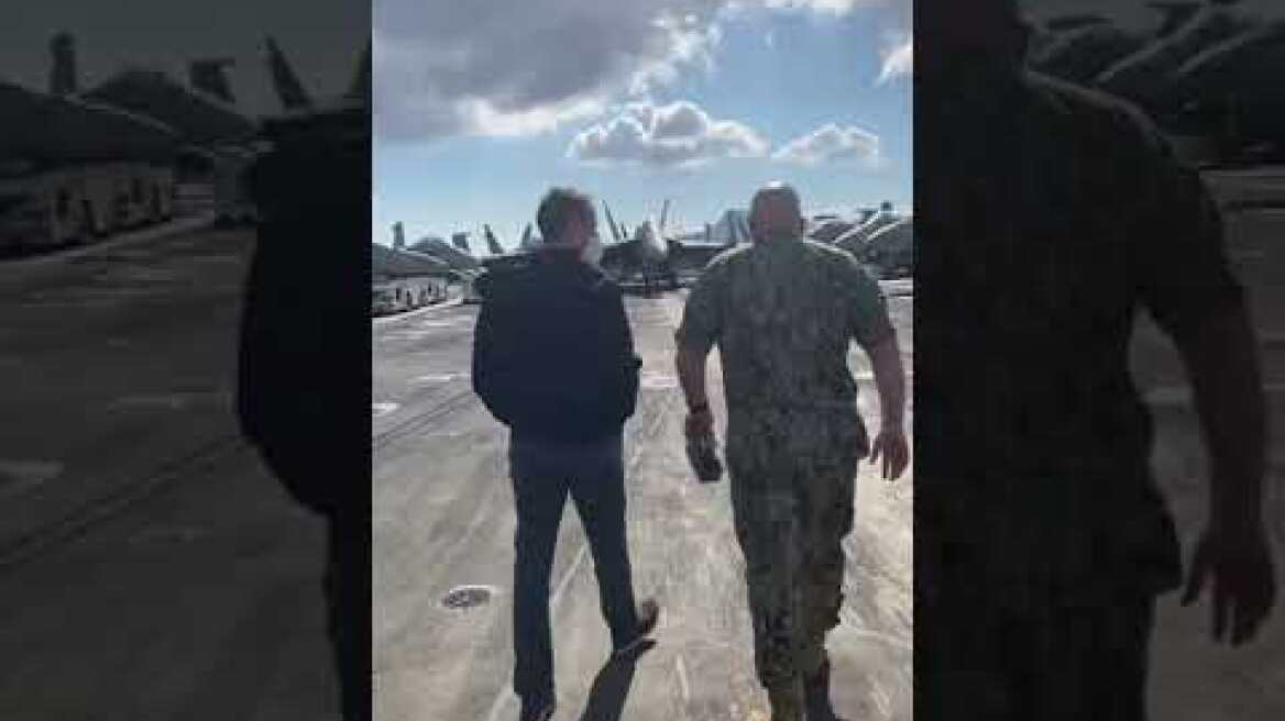 Ο Μητσοτάκης στο Αϊζενχάουερ