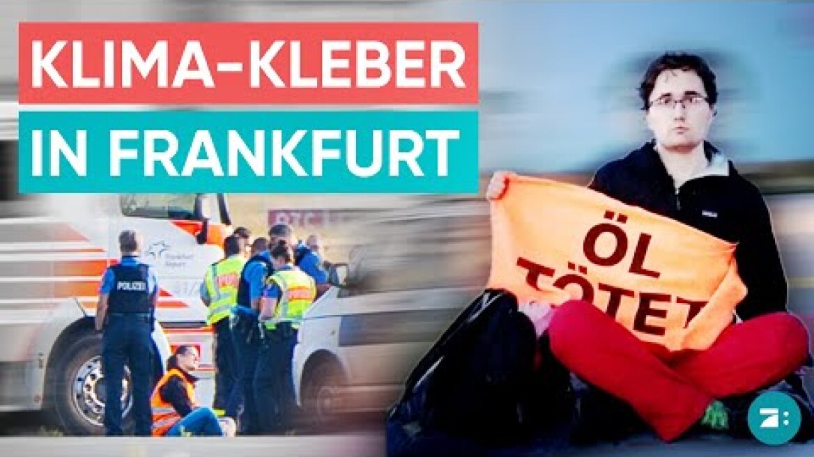 "Letzte Generation" legt Flughafen in Frankfurt lahm