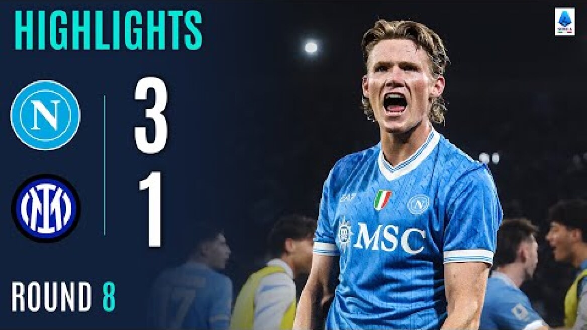 NAPOLI-INTER 3-1 | HIGHLIGHTS | Napoli Claim First Spot in Showdown | Serie A 2025/26