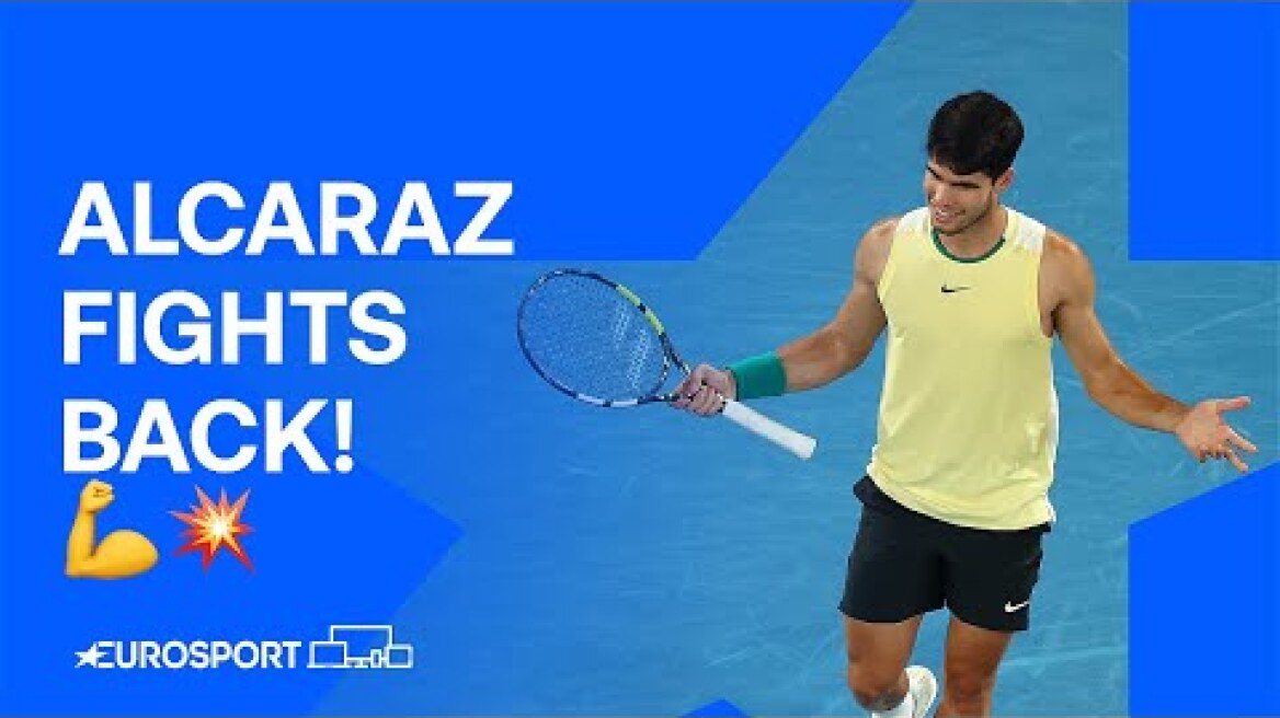 'TRULY INCREDIBLE' 🔥 - Carlos Alcaraz FIGHTS BACK against Alexander Zverev after THRILLING tie-break