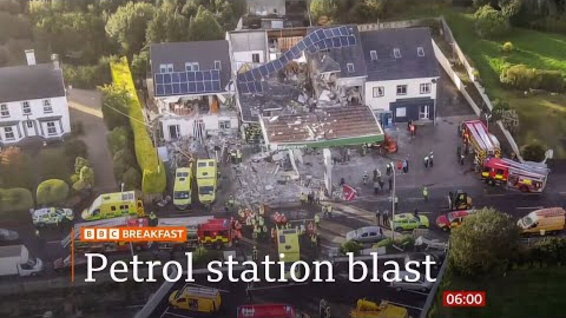 County Donegal petrol station explosion (aftermath) (Ireland)