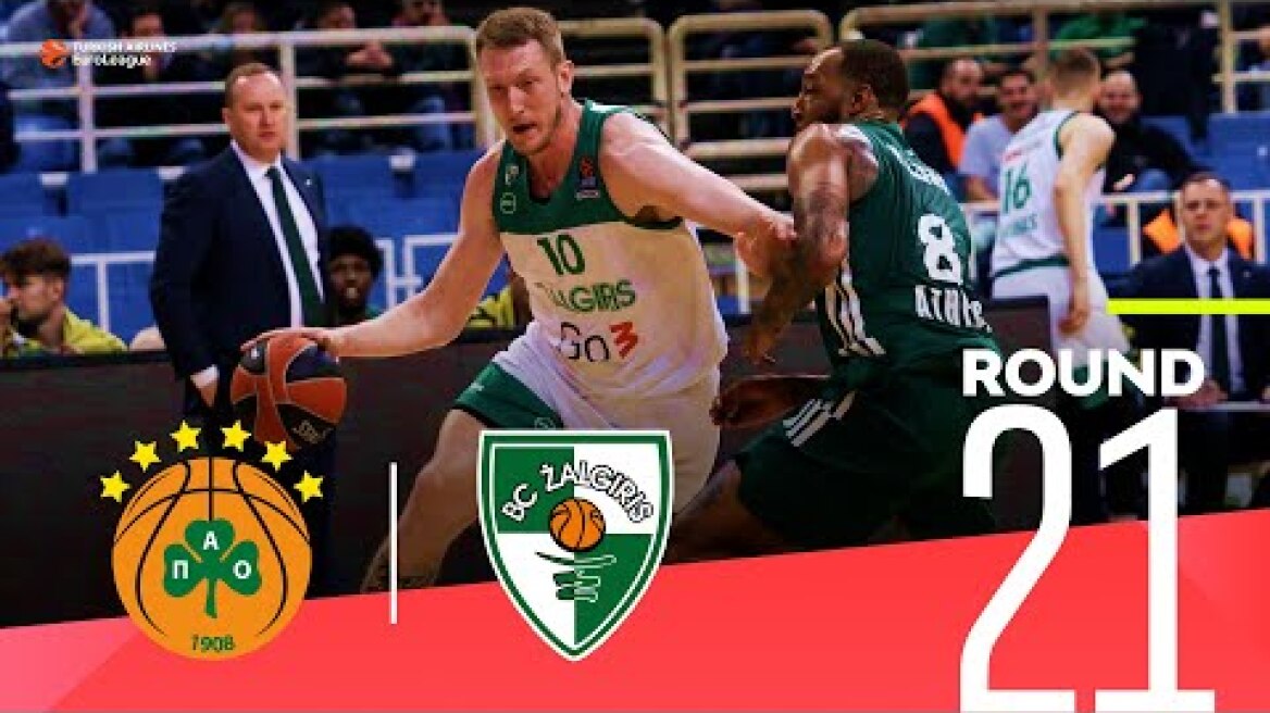 62 points second half give Panathinaikos win! | Round 21, Highlights | Turkish Airlines EuroLeague