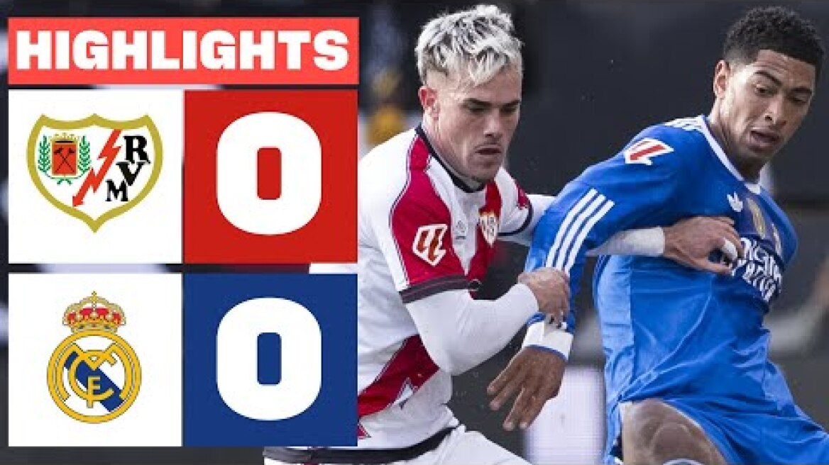 RAYO VALLECANO 0 - 0 REAL MADRID | RESUMEN LALIGA EA SPORTS