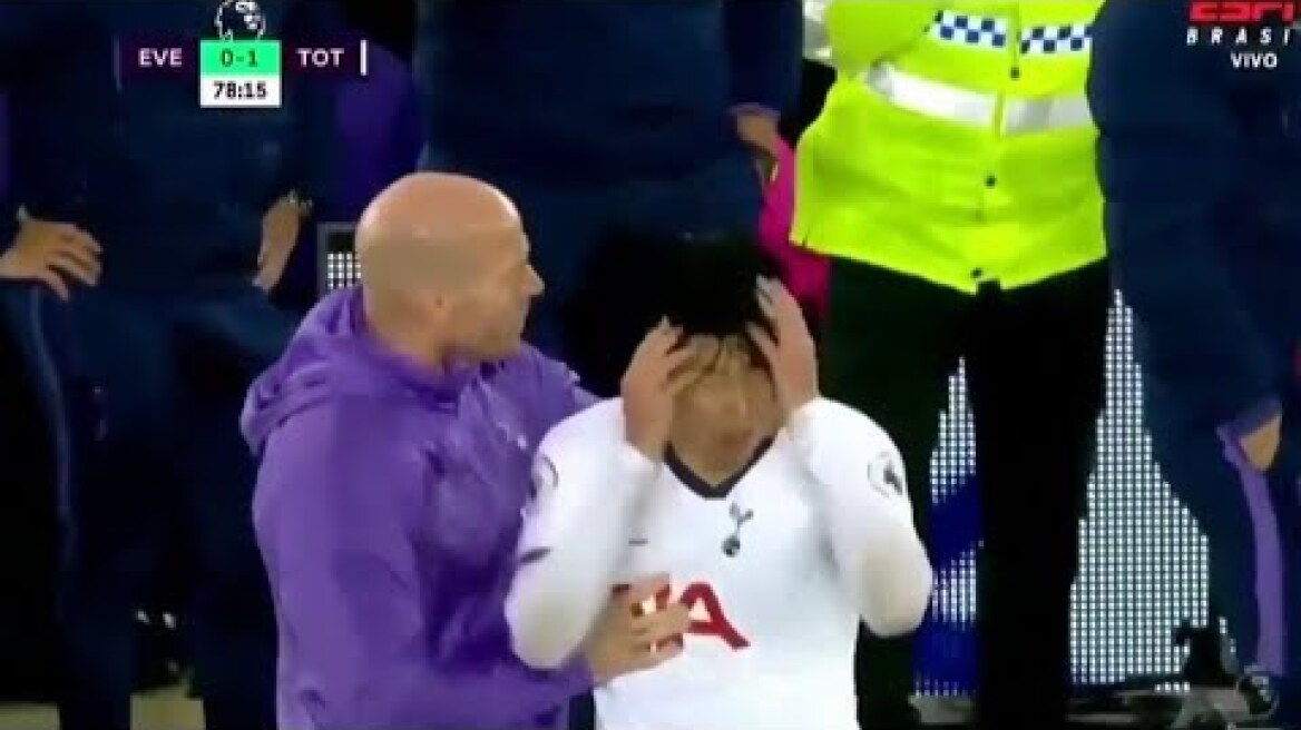 Hueng Min Son Horror Tackle On Andre Gomes | Adre Gomes Injury | Tott vs Everton 2019 |