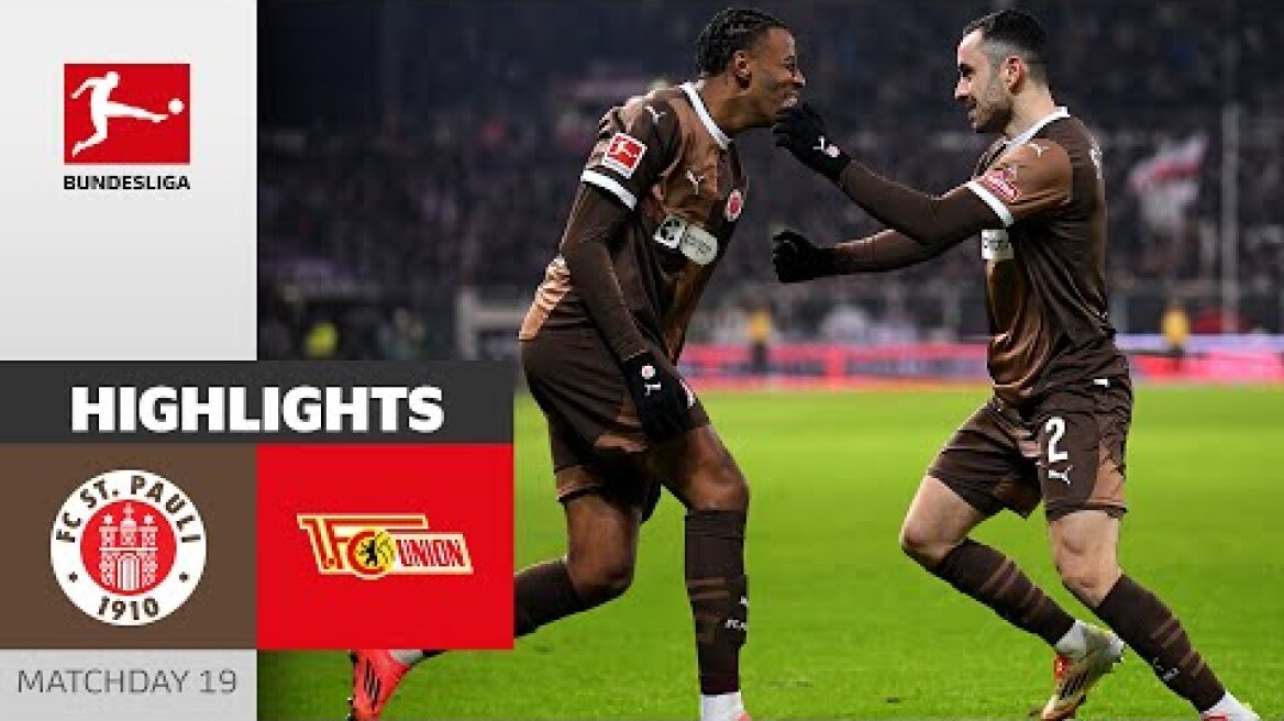 Guilavogui Secures Important Win! | FC St. Pauli - 1. FC Union Berlin | 3-0 | Highlights | MD 19