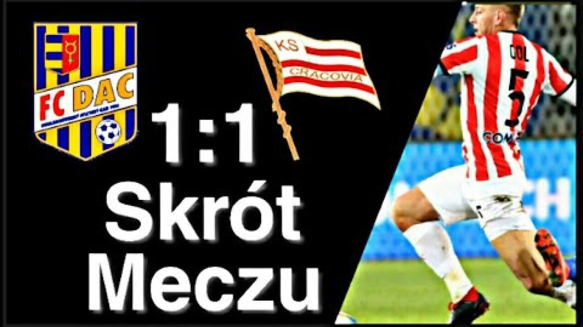 Dunajská Streda 1:1 Cracovia | Skrót Meczu | Polski komentarz| HD