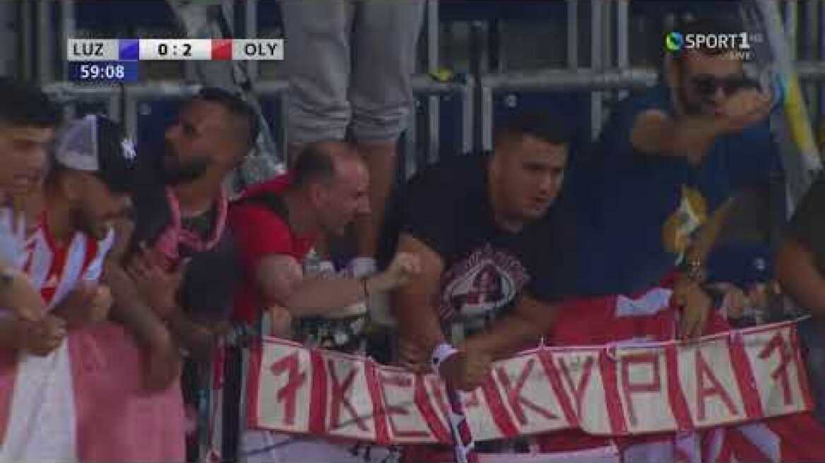 Λουκέρνη - Ολυμπιακός 0-2: Γκολ Λάζαρου