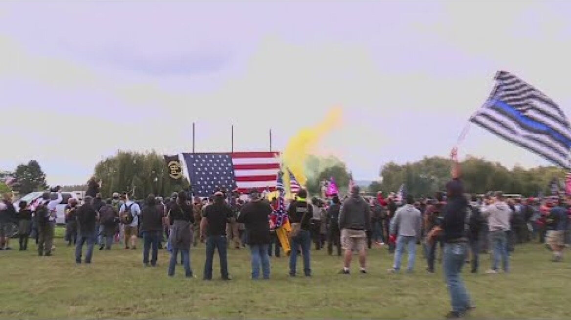 Proud Boys, BLM protests in Portland: Some citations, 3 arrests