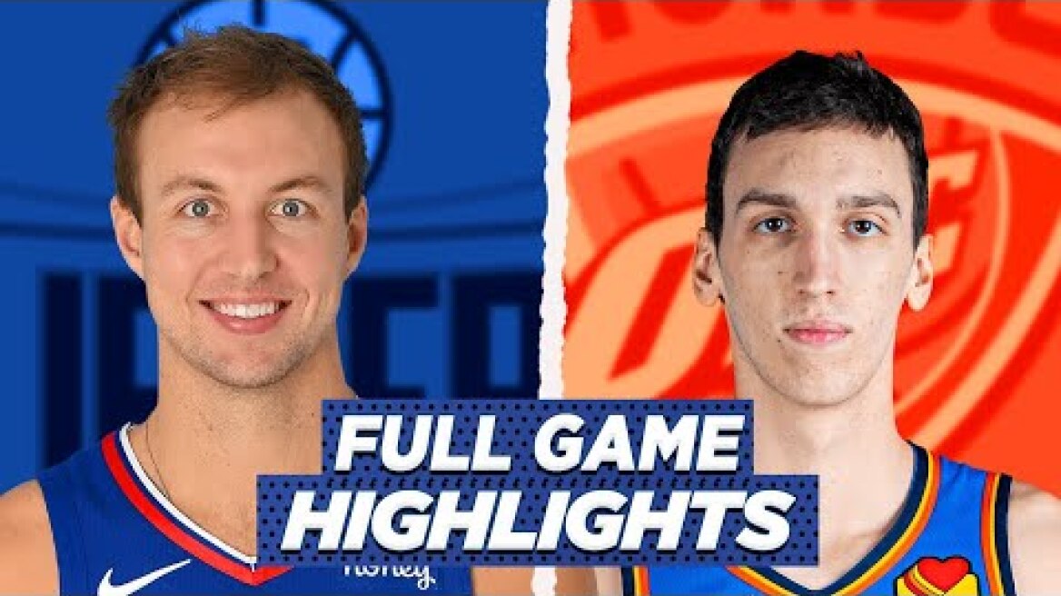 LA CLIPPERS vs THUNDER FULL GAME HIGHLIGHTS | 2021 NBA SEASON