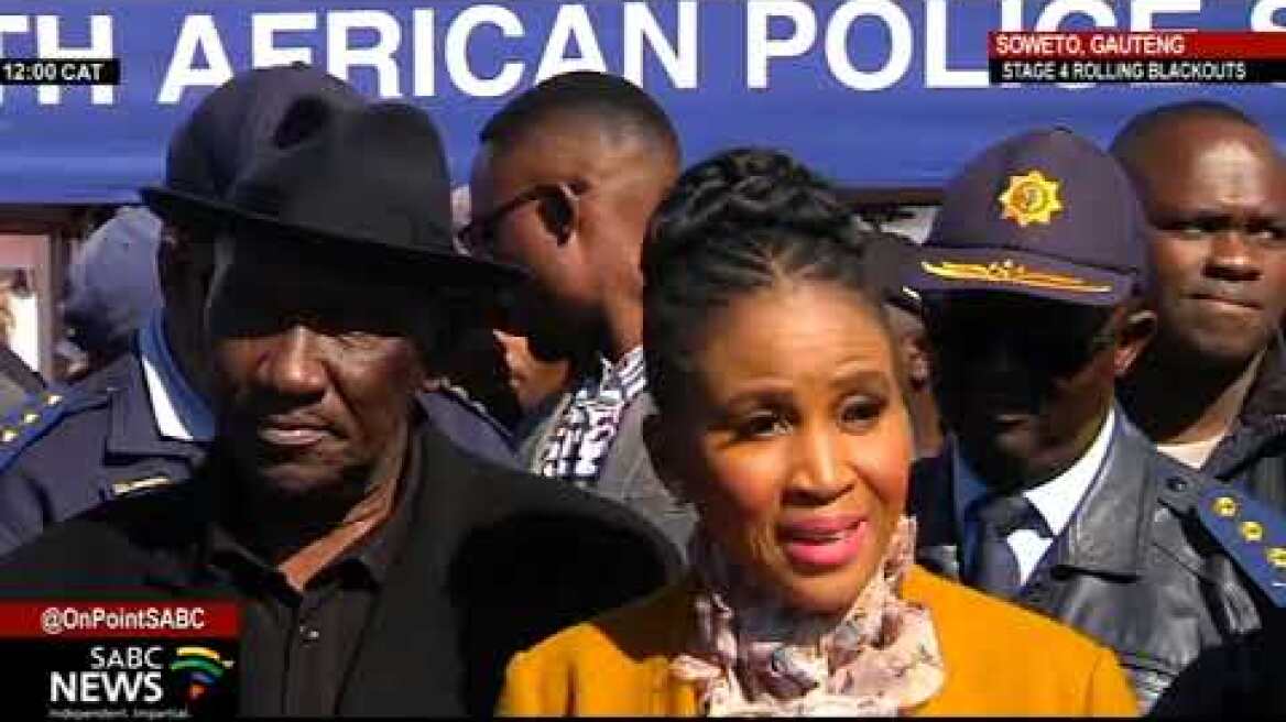 Soweto Tavern Shooting I Police minister Bheki Cele and Joburg mayor address the media in Soweto