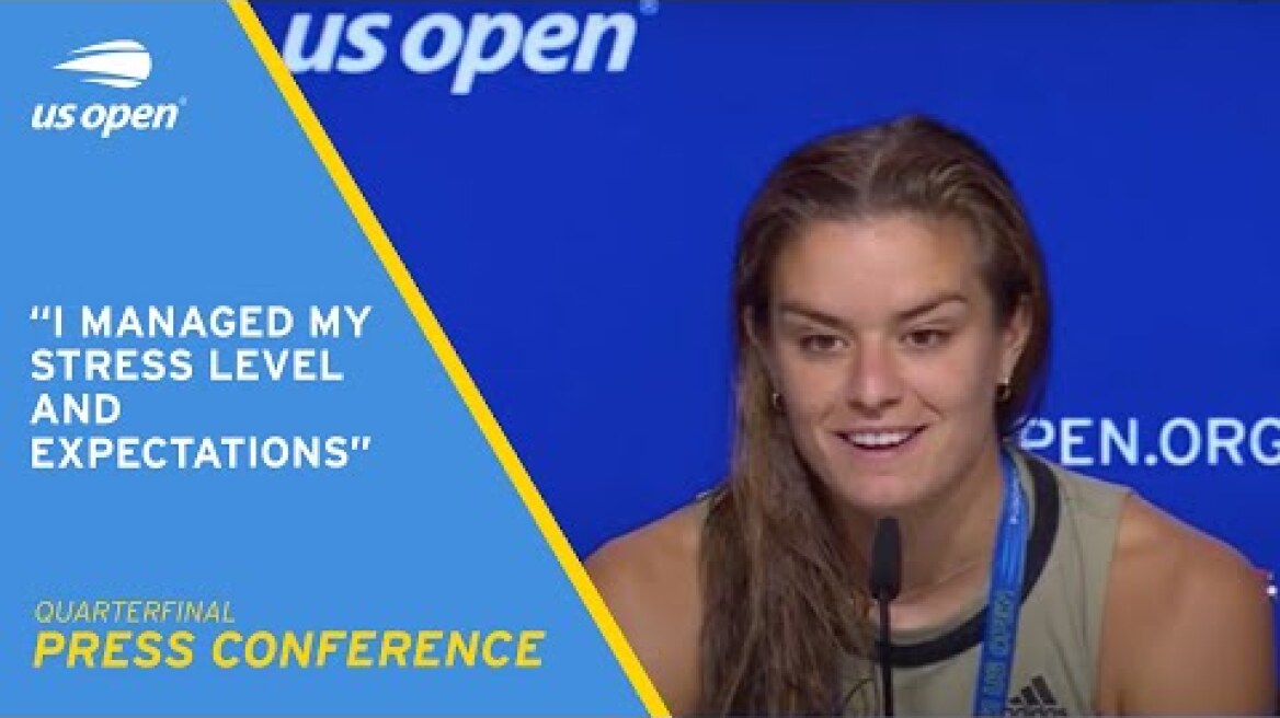 Maria Sakkari Press Conference | 2021 US Open Quarterfinal
