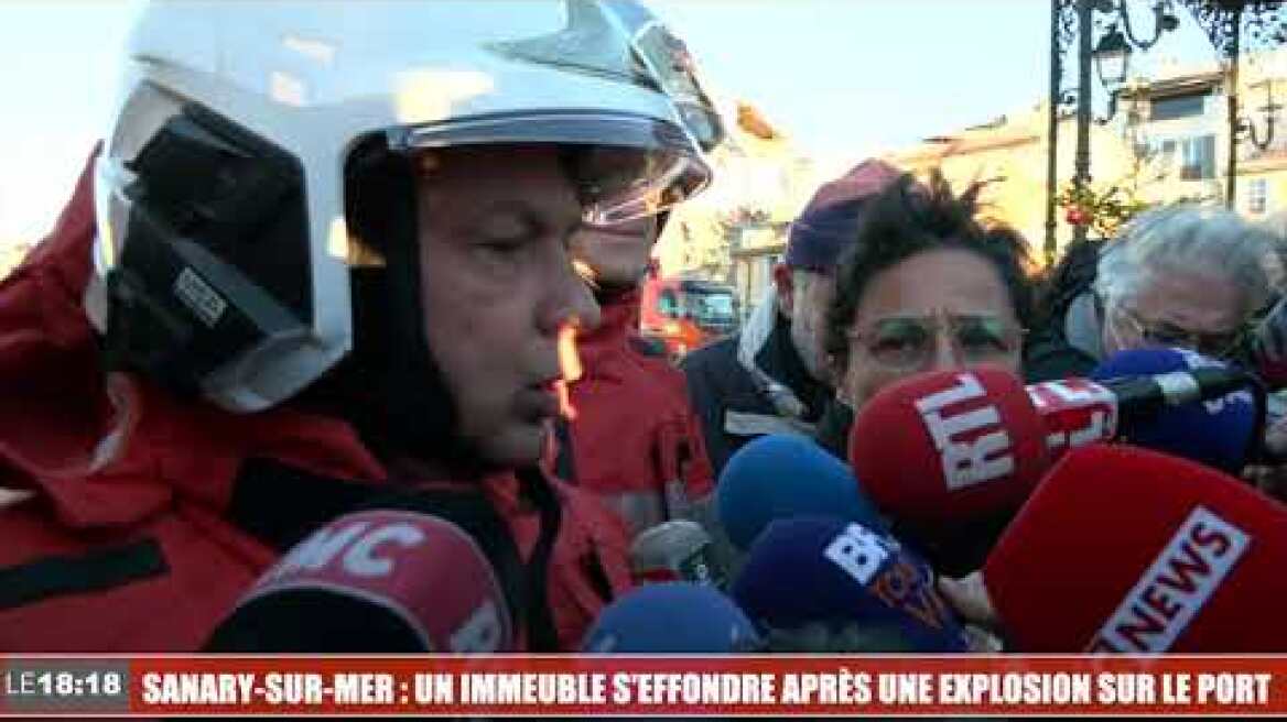 Effondrement d'un immeuble à Sanary : "Nous avons mis plus de deux heures à sortir ce bébé"