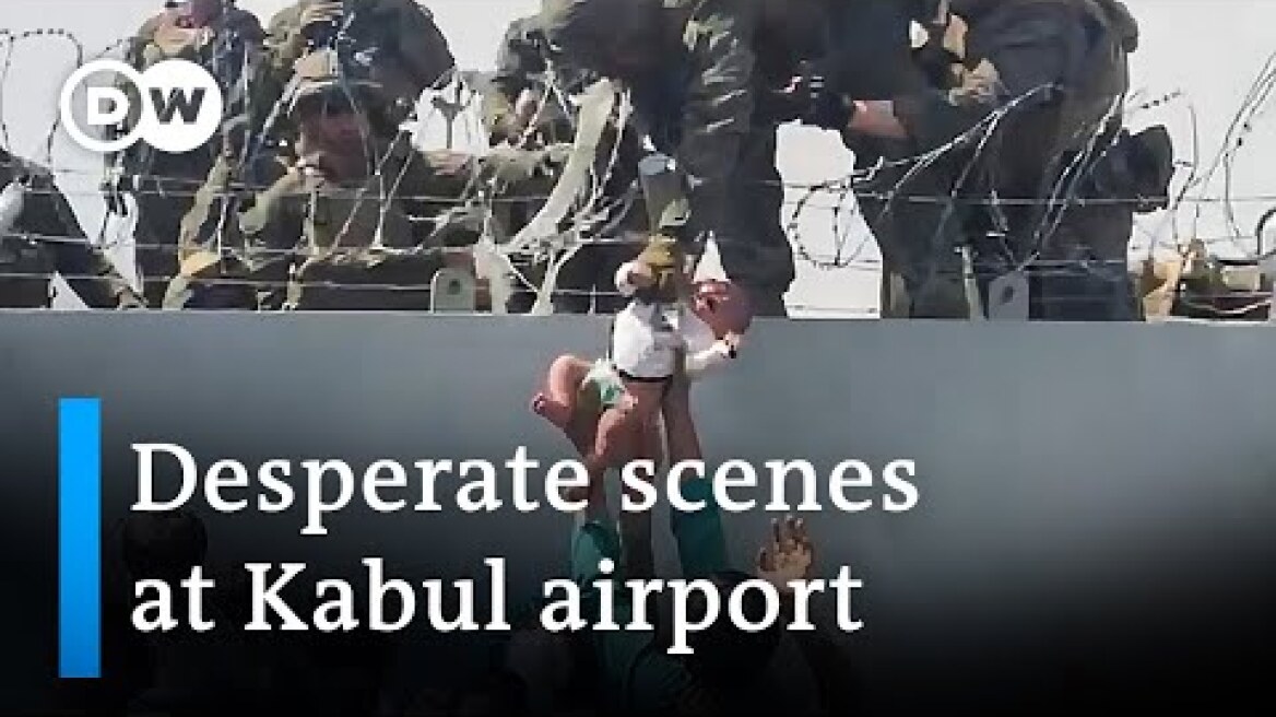 Afghanistan: Families desperate to leave remain stuck at Kabul airport | DW News