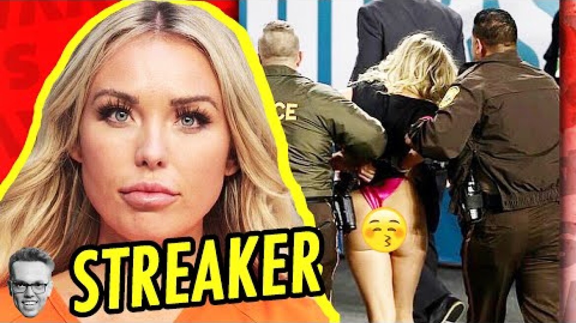 Watch IG Model Streak at the Super Bowl And Get Arrested