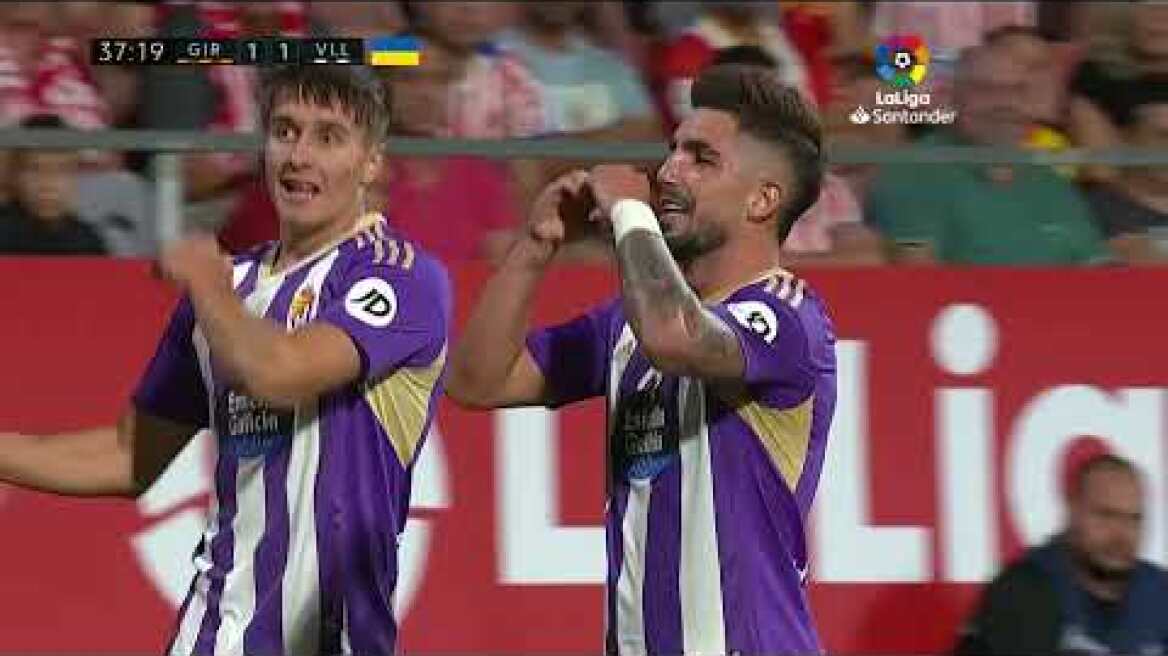 Resumen de Girona FC vs Real Valladolid (2-1)