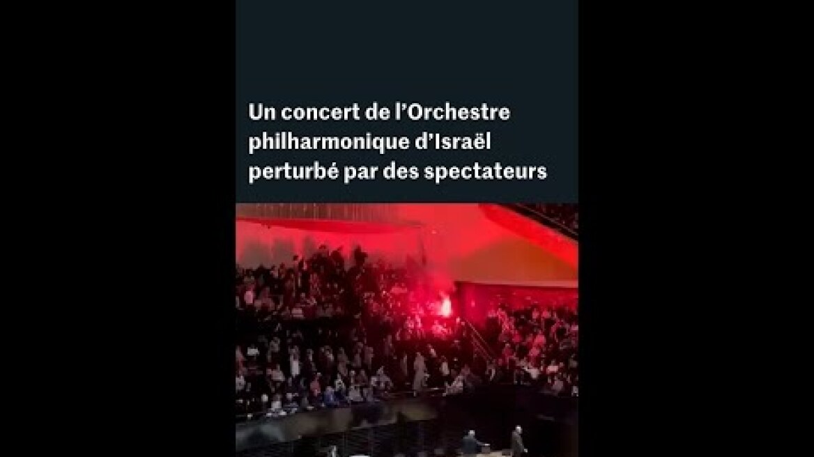 Philharmonie de Paris : le concert d’un orchestre israélien perturbé par des spectateurs