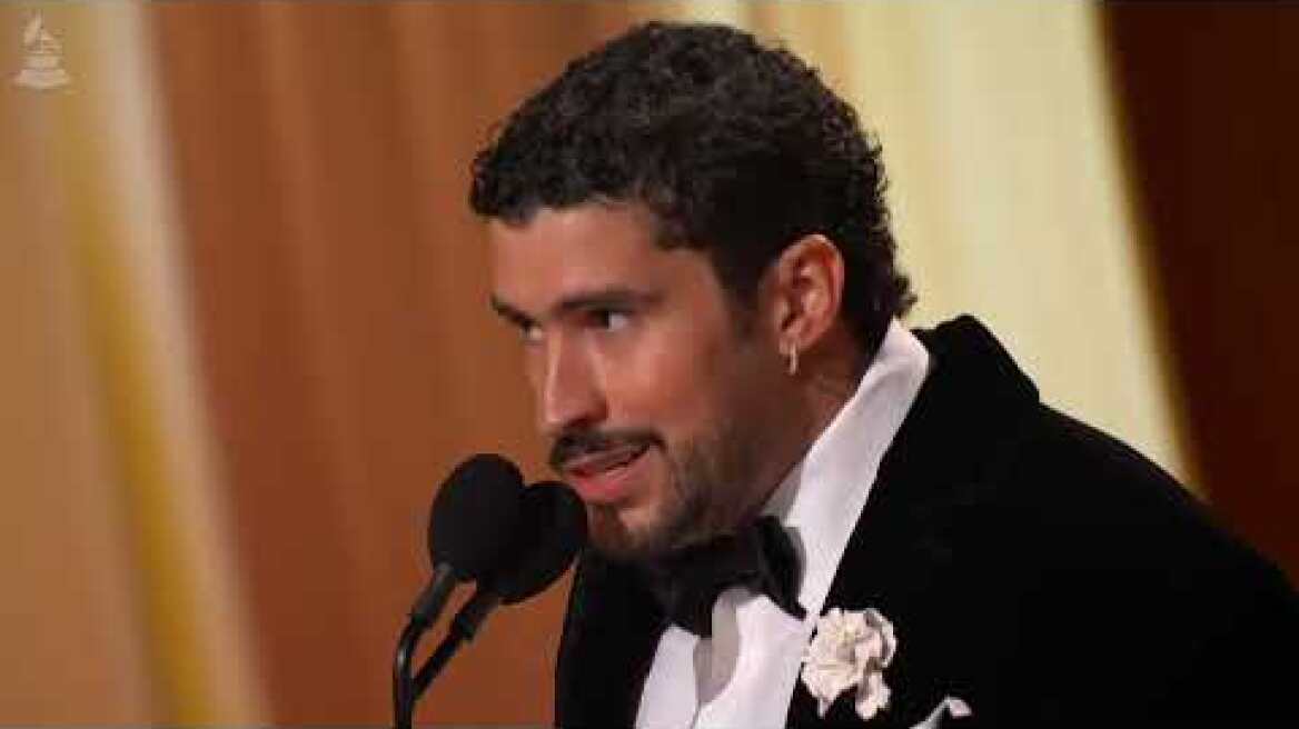 BAD BUNNY Wins BEST MÚSICA URBANA ALBUM | 2026 GRAMMYs