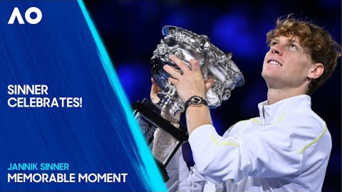 Jannik Sinner Celebrates Win! | Australian Open 2025