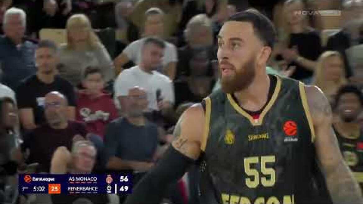 Euroleague: Δεύτερη σερί ήττα για τον Ολυμπιακό, πήρε το σερβικό ντέρμπι η Παρτίζαν, στην κορυφή παρέμεινε η Χαποέλ Μονακό-Φενέρμπαχτσε: 86-92 (MD 15, 12/12/2025)