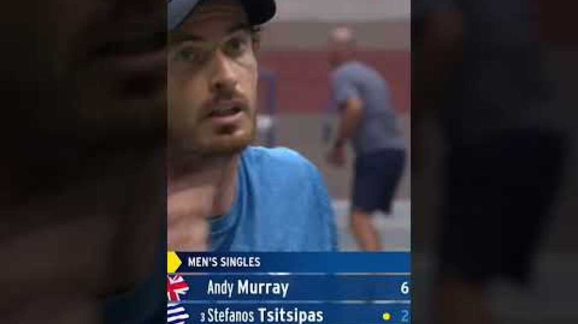 Andy Murray was not happy about Stefanos Tsitsipas’ bathroom breaks 🚽 #Shorts