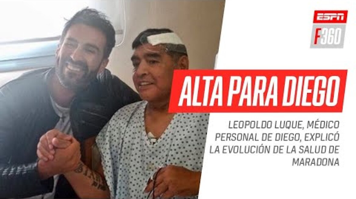 El Dr. #Luque y la evolución de #Maradona, que recibió el alta tras su operación