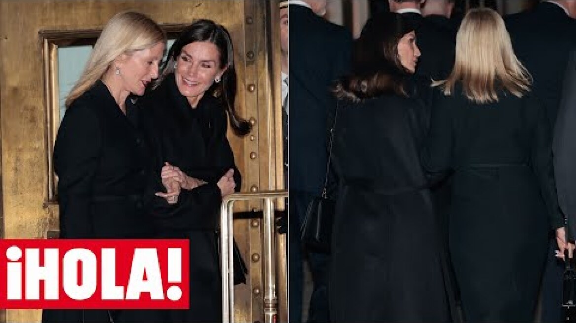 La reina Letizia y Marie-Chantal, muy cómplices, ponen fin a los rumores sobre una tensa relación