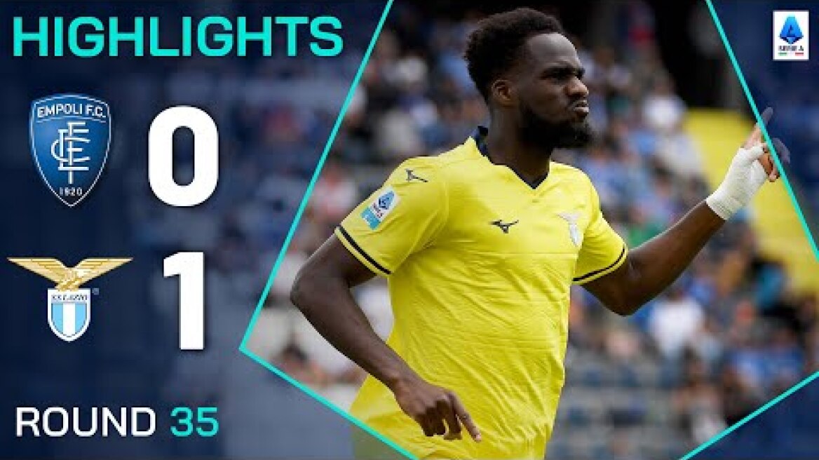 EMPOLI-LAZIO 0-1 | HIGHLIGHTS | Early Dia Goal Secures Win for Lazio | Serie A 2024/25