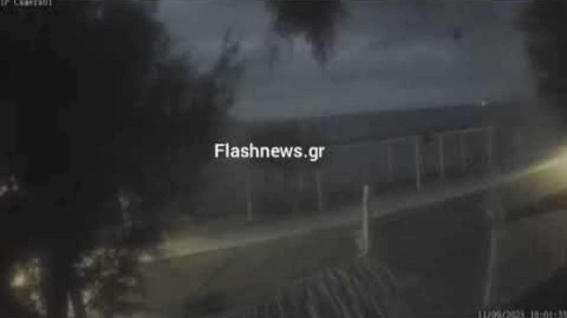 Μοιραίο αεροσκάφος λίγο πριν την πτωση στη θάλασσα του Μαλεμε 