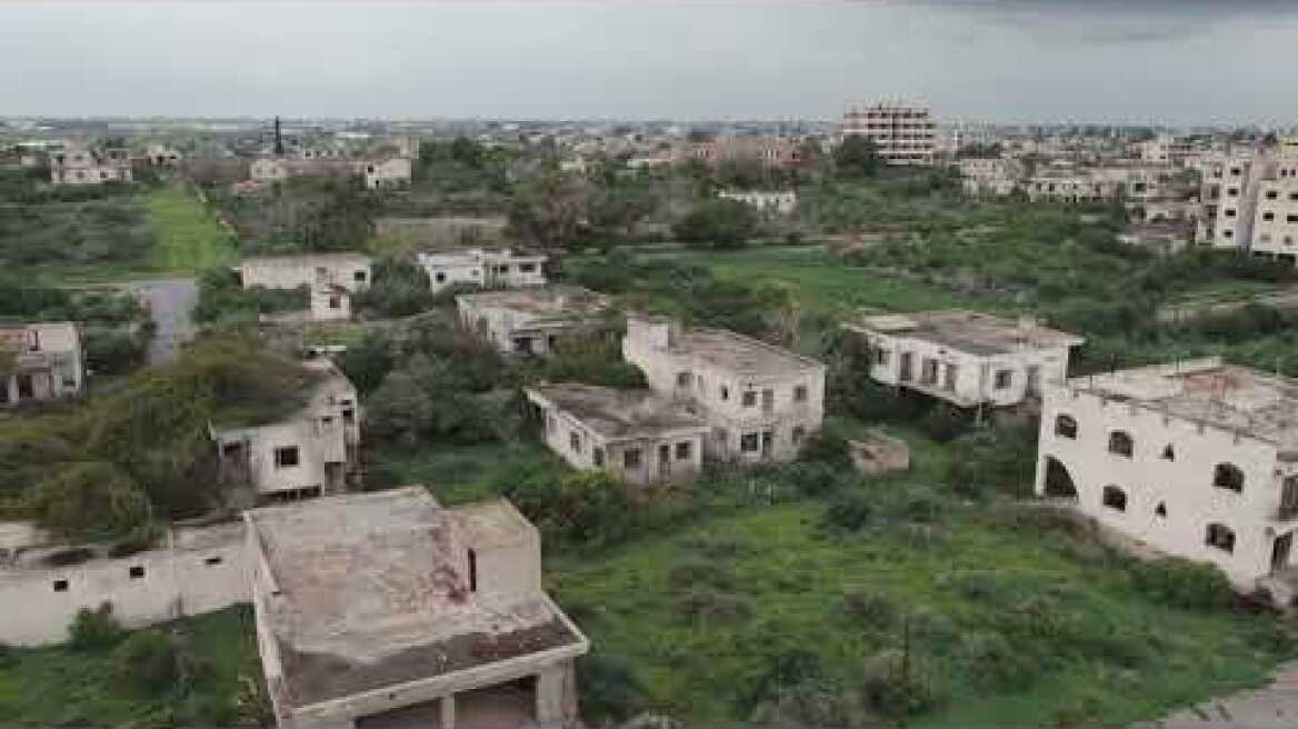 Βίντεο με drone από την περίκλειστη πόλη της Αμμοχώστου