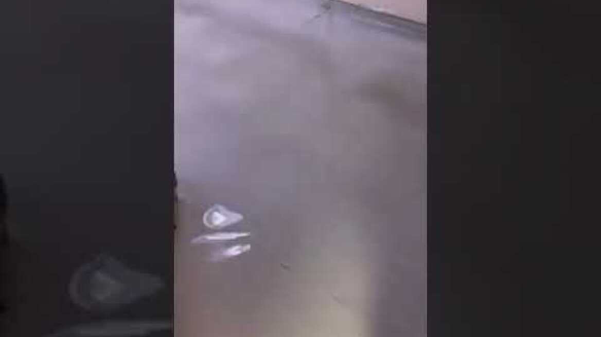 Κακοκαιρία «Elias» - Νοσοκομείο Βόλου - εικόνα από το υπόγειο