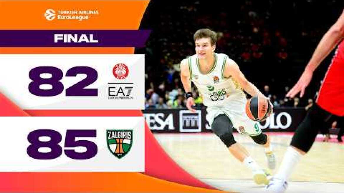 Second Largest Comeback: -27 to Victory | Milan - Zalgiris | R4 Basketball Highlights 2024-25