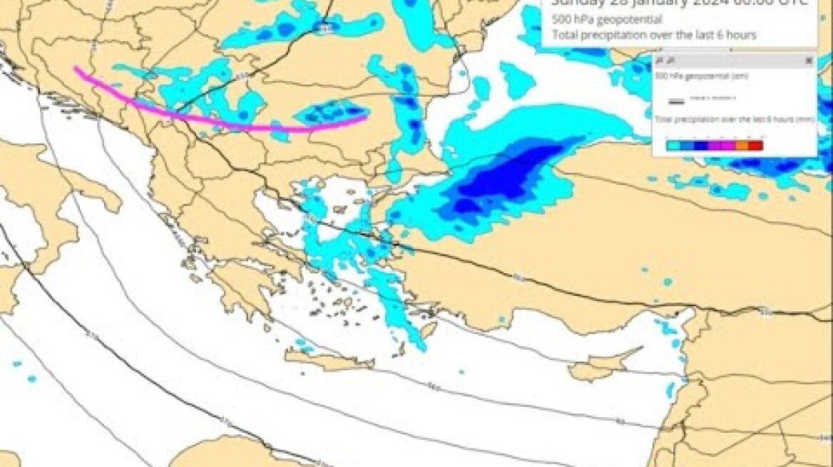 Οι δύο διαταραχές  Η trough και το ανώτερο χαμηλό