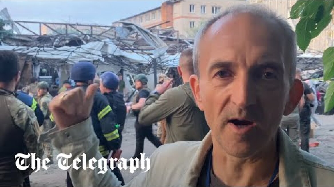 Kramatorsk strike: Telegraph reporter narrowly escapes missile attack | Dispatch