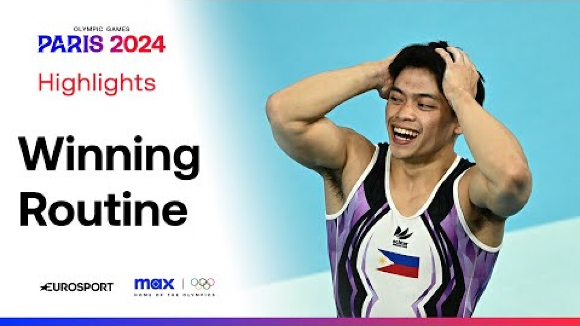 AMAZING! 🤩 Carlos Yulo WINS Men's Vault Final 🇵🇭 #Paris2024 #Olympics