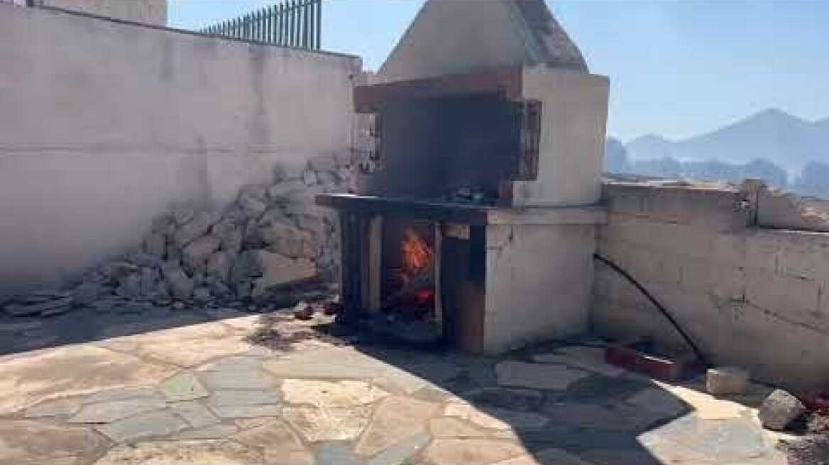 Φωτιά μέσα σε κτήμα δεξιώσεων στον Άγιο Ιωάννη