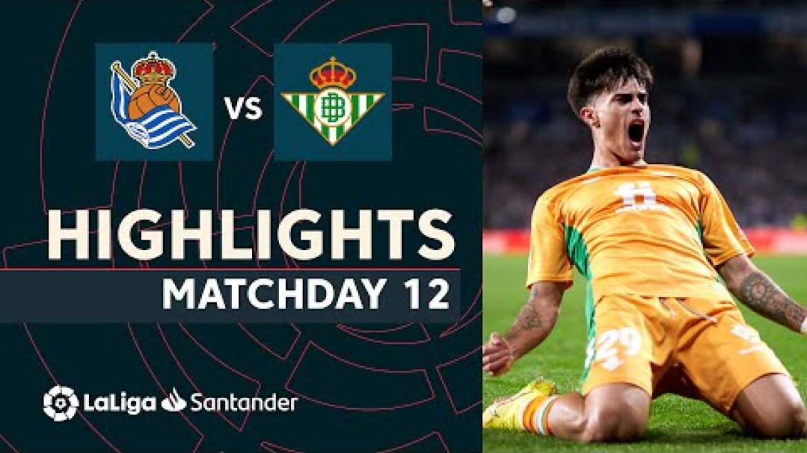 Resumen de Real Sociedad vs Real Betis (0-2)