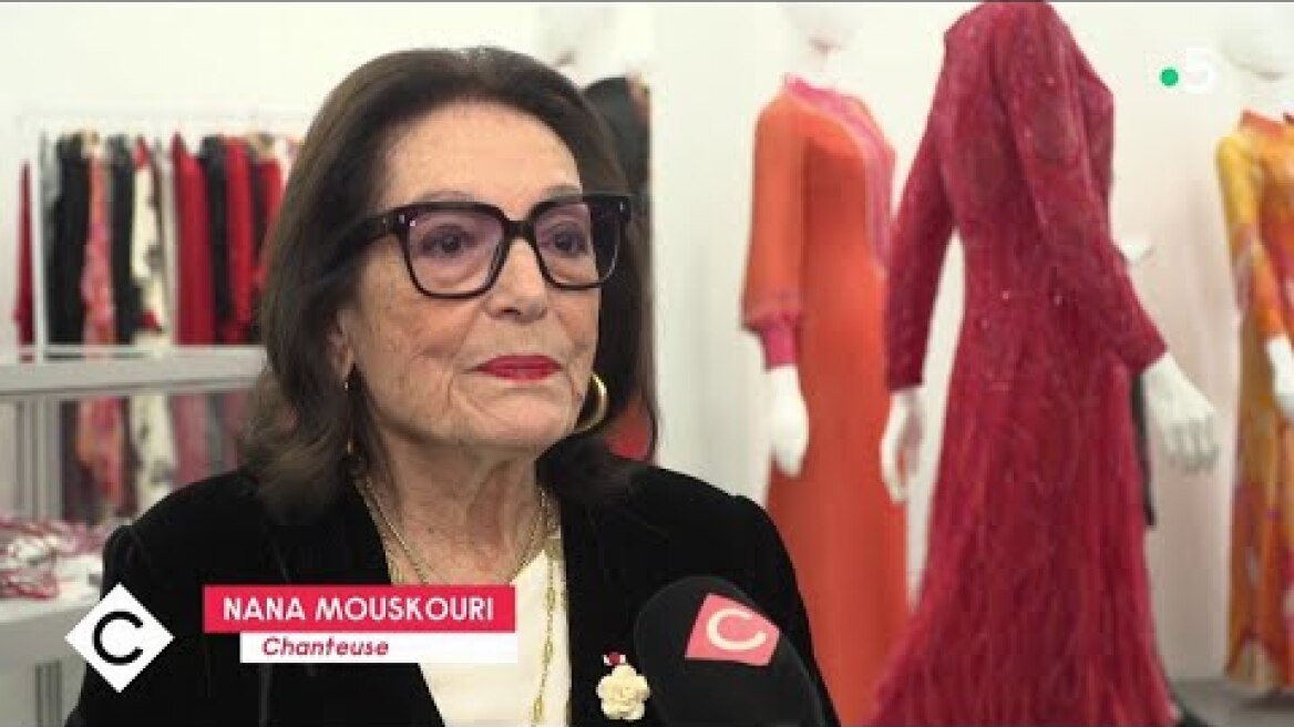 Nana Mouskouri, garde-robe et partage - L’Oeil de Pierre - C à Vous - 1606/2023