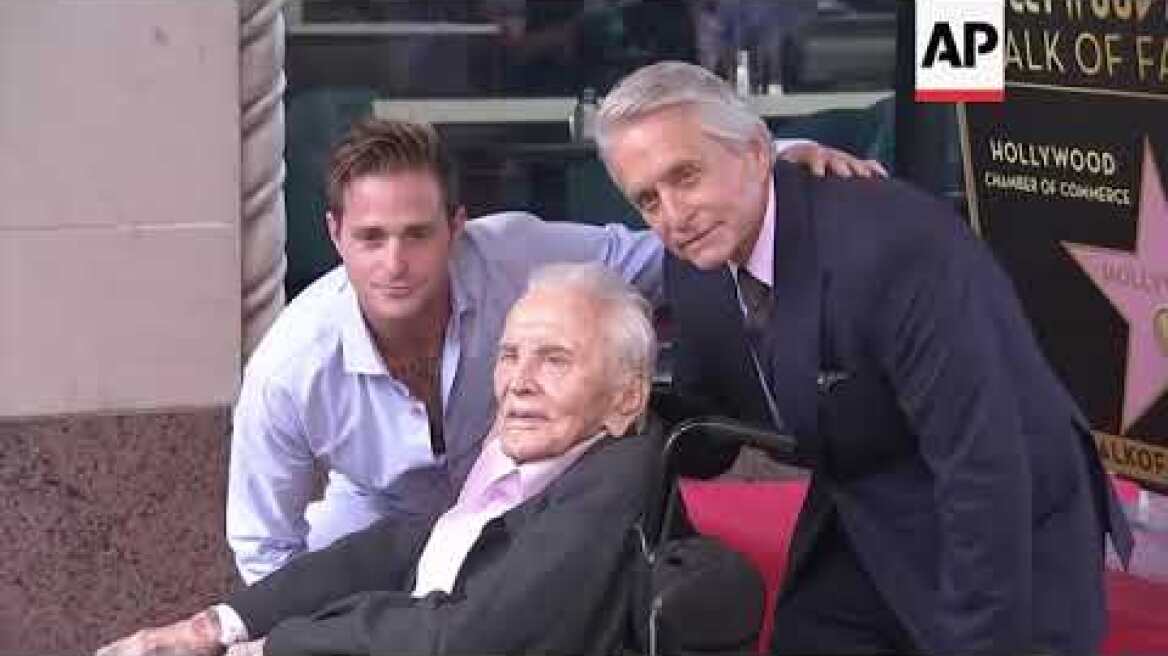 Kirk Douglas celebrates 102nd birthday