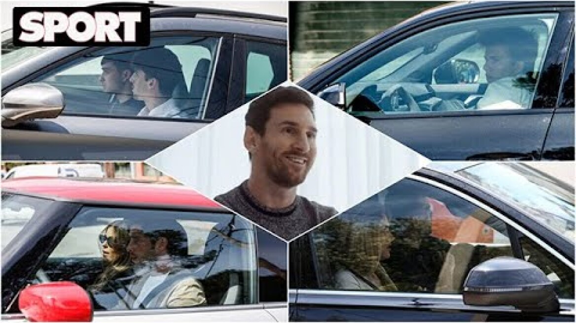 CONJURA EN CASA DE LEO MESSI 💥 ASÍ HA SIDO LA LLEGADA DE LOS JUGADORES DEL FC BARCELONA