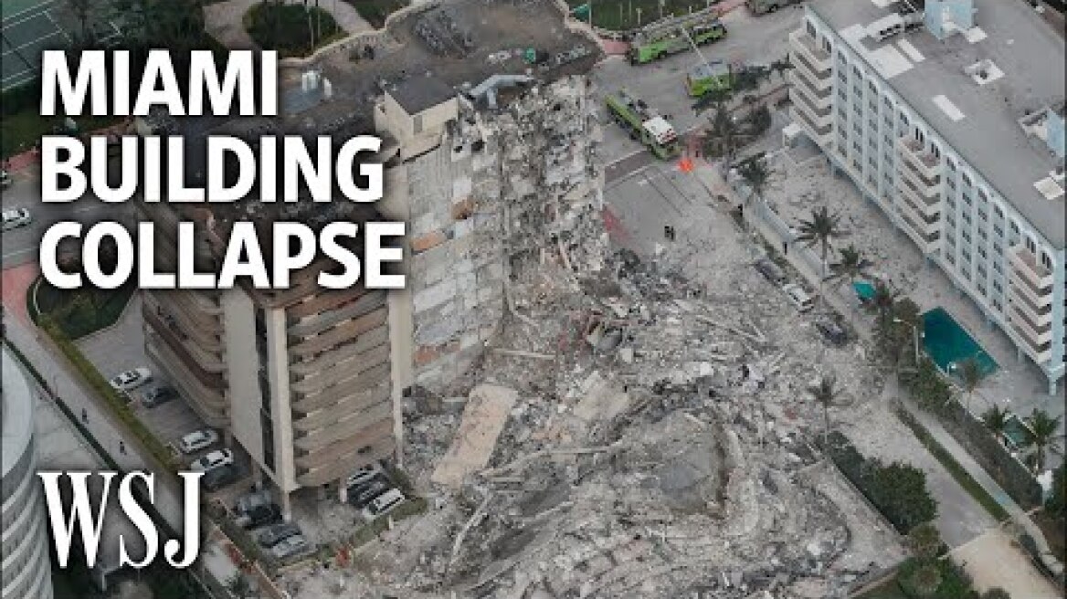 Video Shows Moment of Miami Building Collapse | WSJ