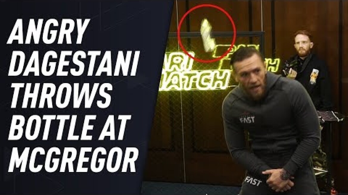 Dagestani man confronts McGregor after scandalous Moscow presser