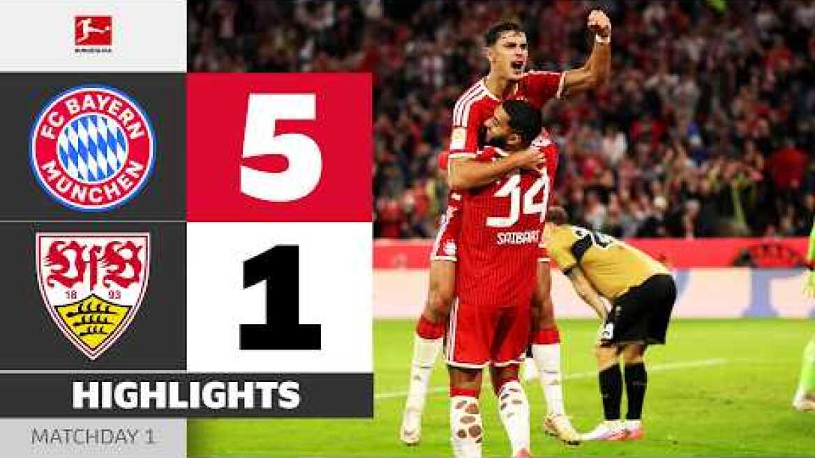 Bayern Back With a Bang! | FC BAYERN - VFB STUTTGART | Highlights | Matchday 1 – Bundesliga 2026/27