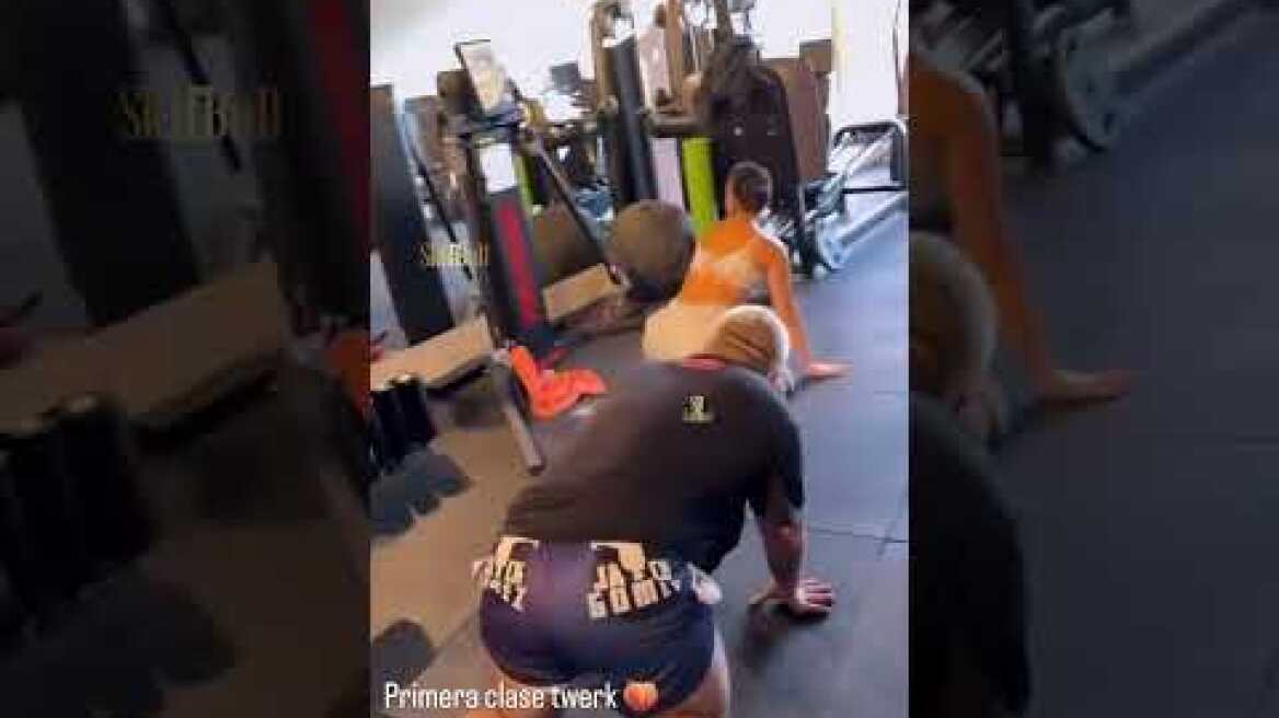 Georgina Rodriguez Ronaldo dance training with Jack Gomez