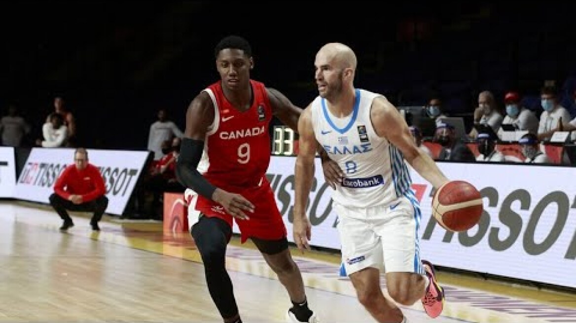 Greece vs Canada - Full Game Highlights | FIBA Olympic Qualifying Turnament 2020