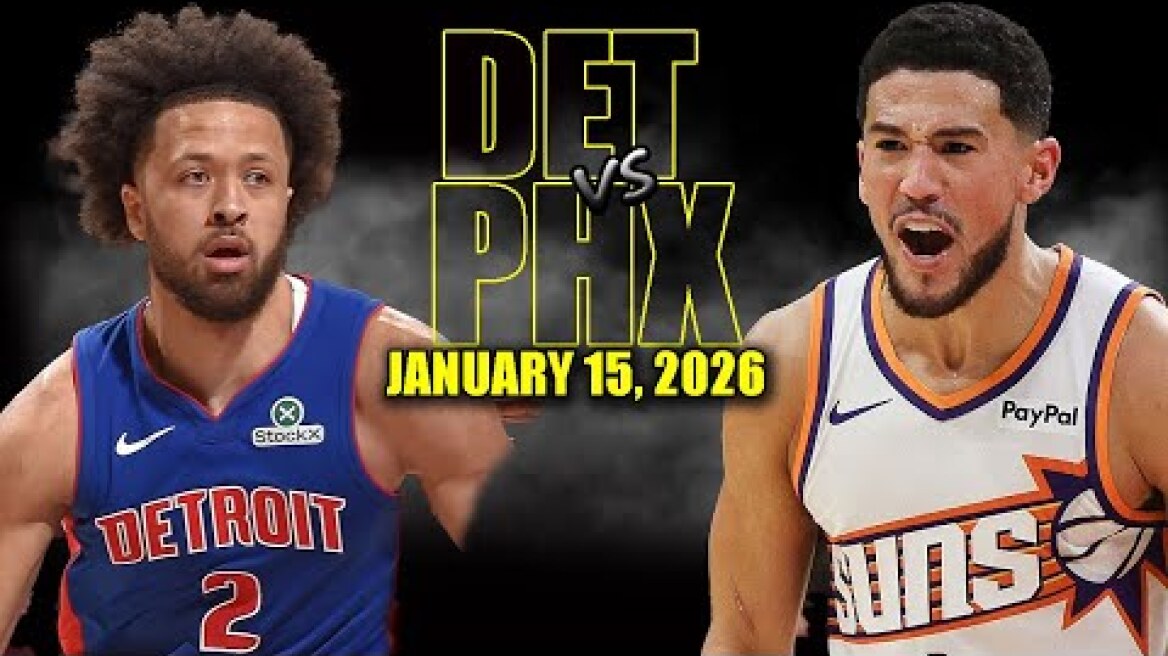 Detroit Pistons vs Phoenix Suns Full Game Highlights - January 15, 2026 | NBA Season