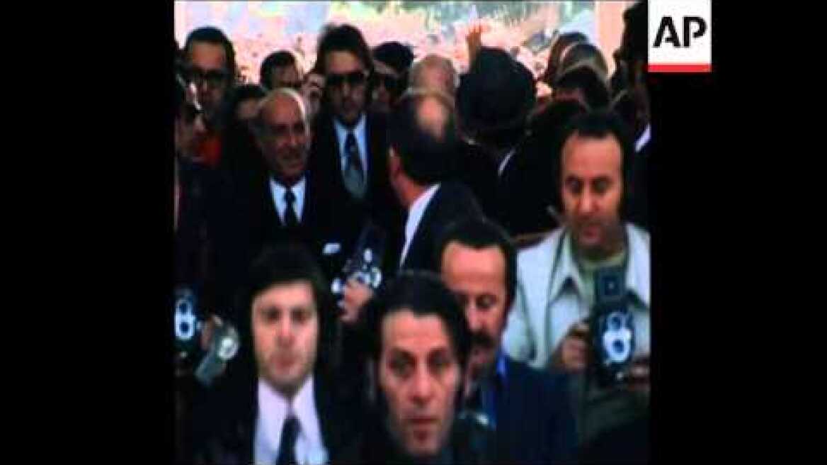 SYND 05-11-73 GREEK POLICE CLASH WITH STONE THROWING DEMONSTRATORS