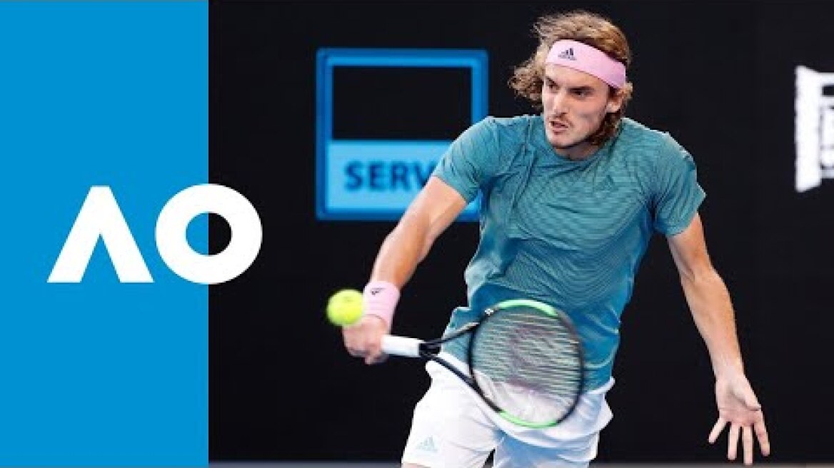 Roger Federer v Stefanos Tsitsipas third set highlights (4R) | Australian Open 2019