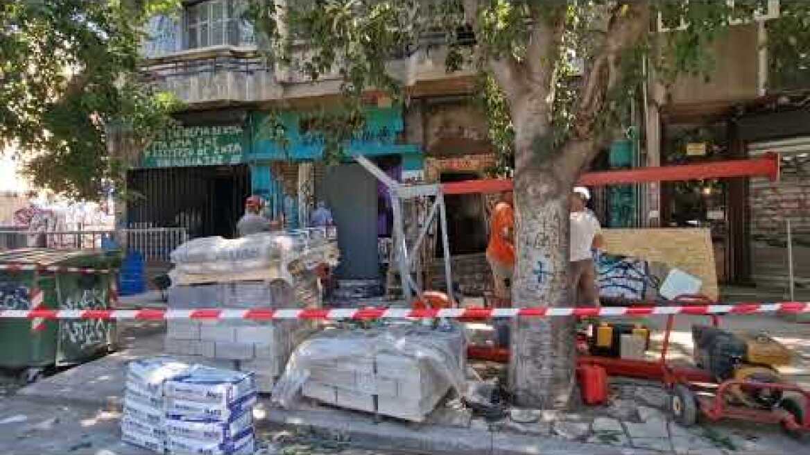 Σφραγίζεται η κατάληψη που εκκενώθηκε στη Θεσσαλονίκη (3)