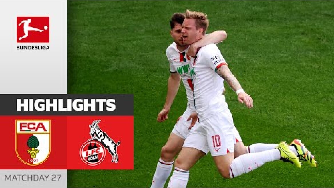 Köln Forces Remis in Augsburg! | FC Augsburg - 1. FC Köln 1-1 | Highlights | MD 27 23/24
